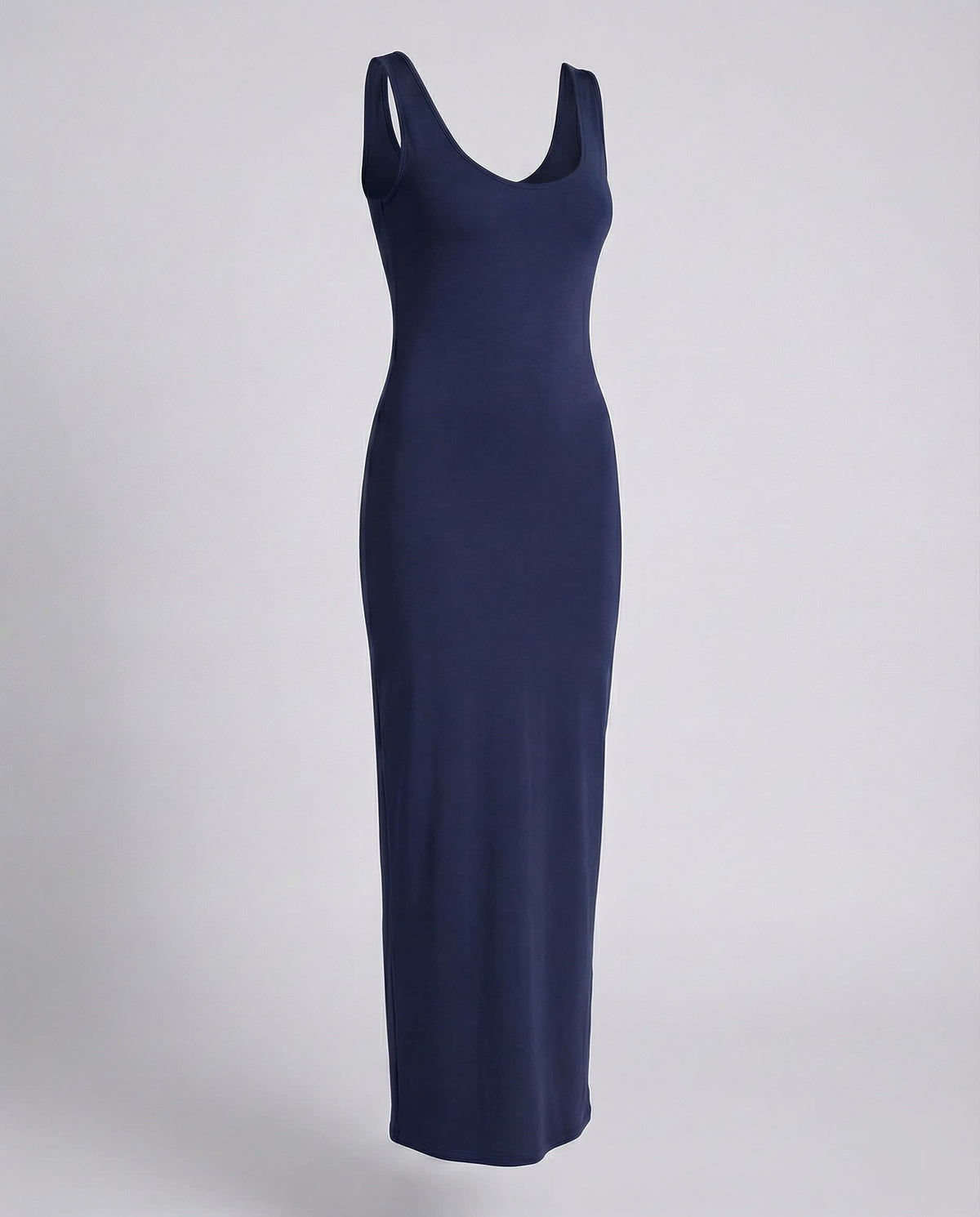 Women's Scoop Neck Bodycon Maxi Dress | Adelaide_6