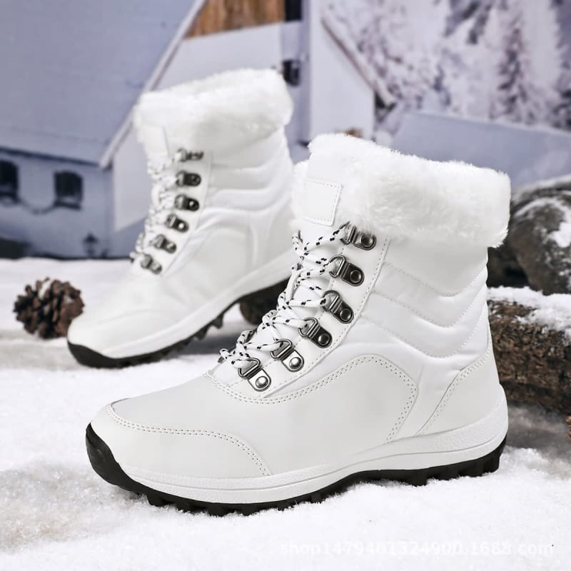 Women's Waterproof Lace Up Snow Boots | Marnie_1