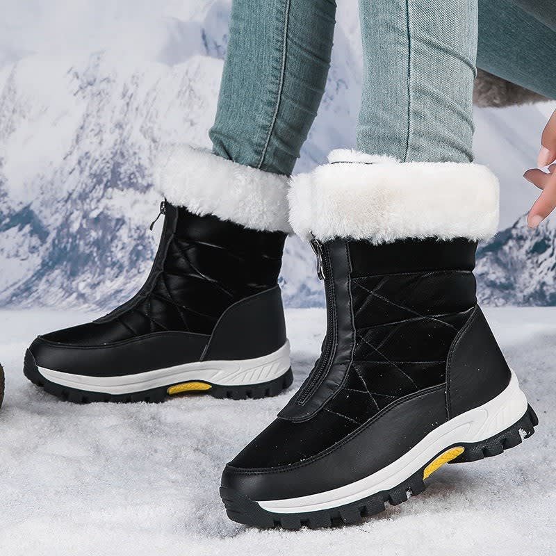Women's Waterproof Zip Up Snow Boots | Jodie_6