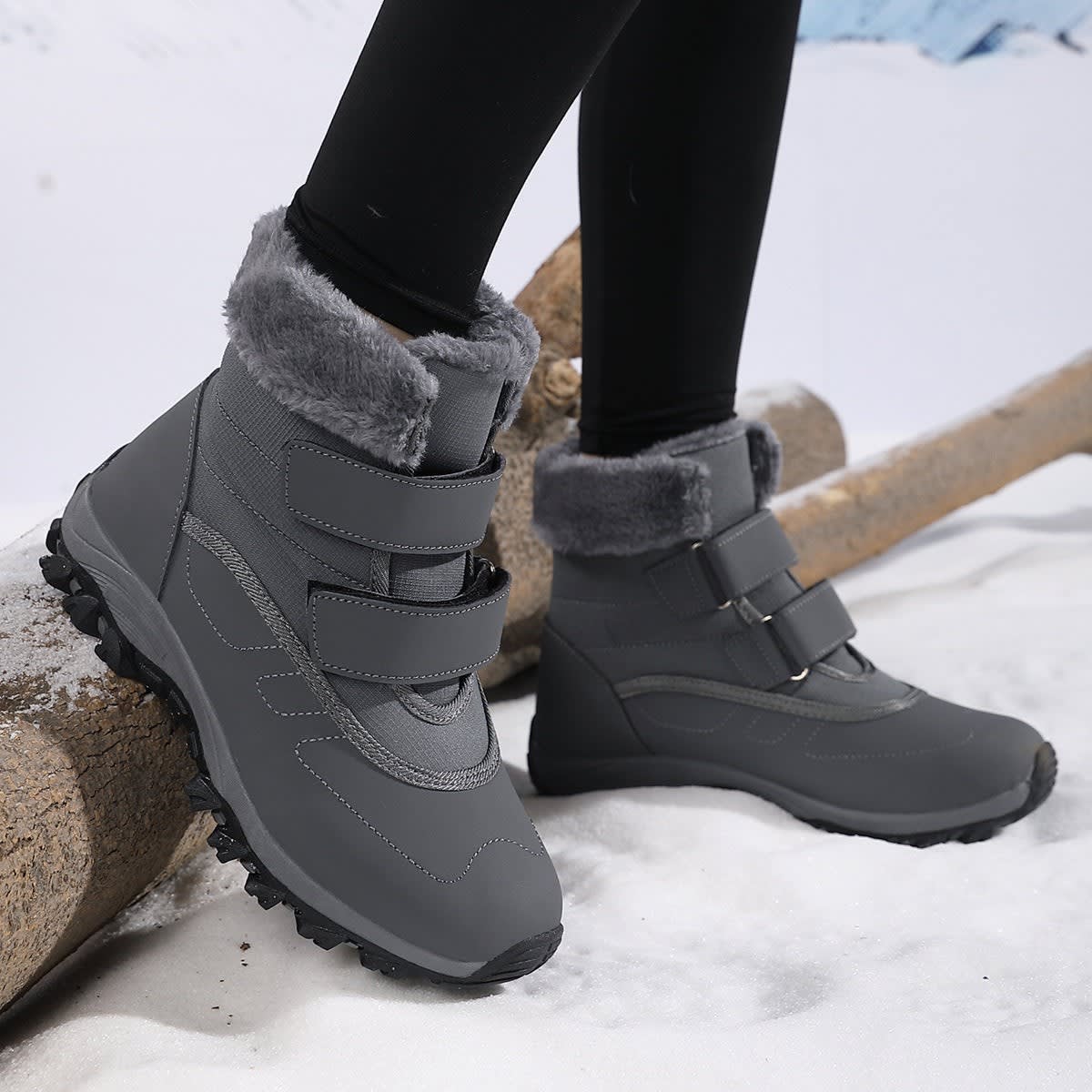 Women's Water Resistant Ankle Snow Boots | Lola_2