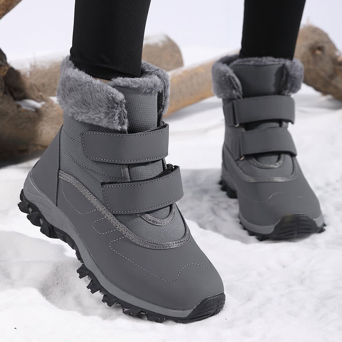 Women's Water Resistant Ankle Snow Boots | Lola_7