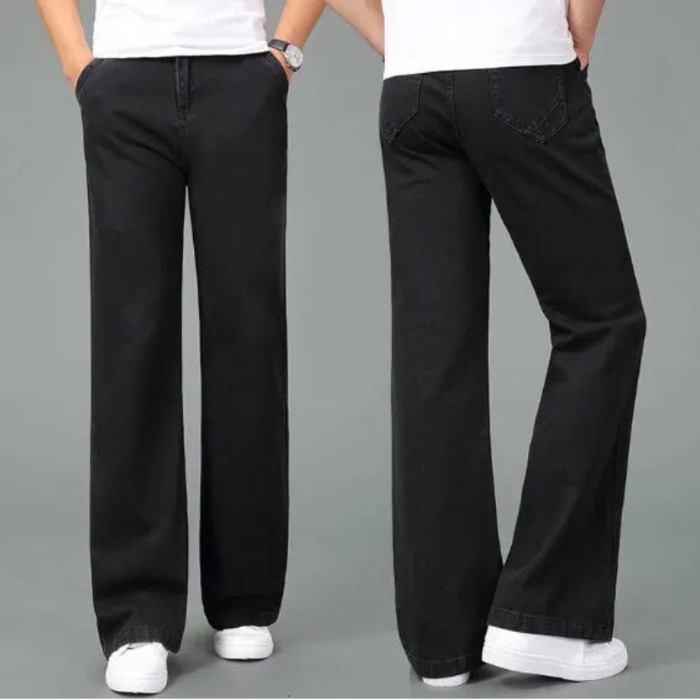 Men's Denim Flare Bootcut Jeans | Miles_9