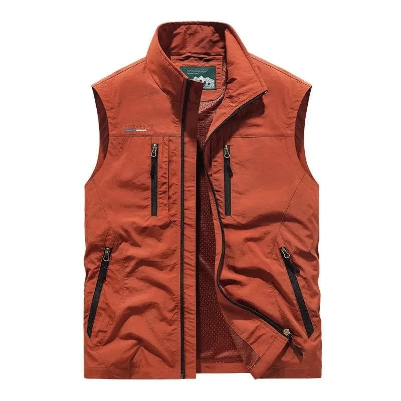 Men's Lightweight Multi Pocket Gilet | Fergus_1