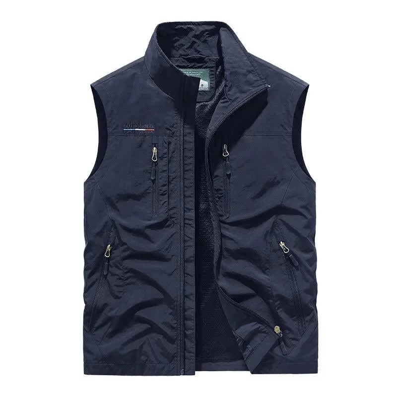 Men's Lightweight Multi Pocket Gilet | Fergus_3