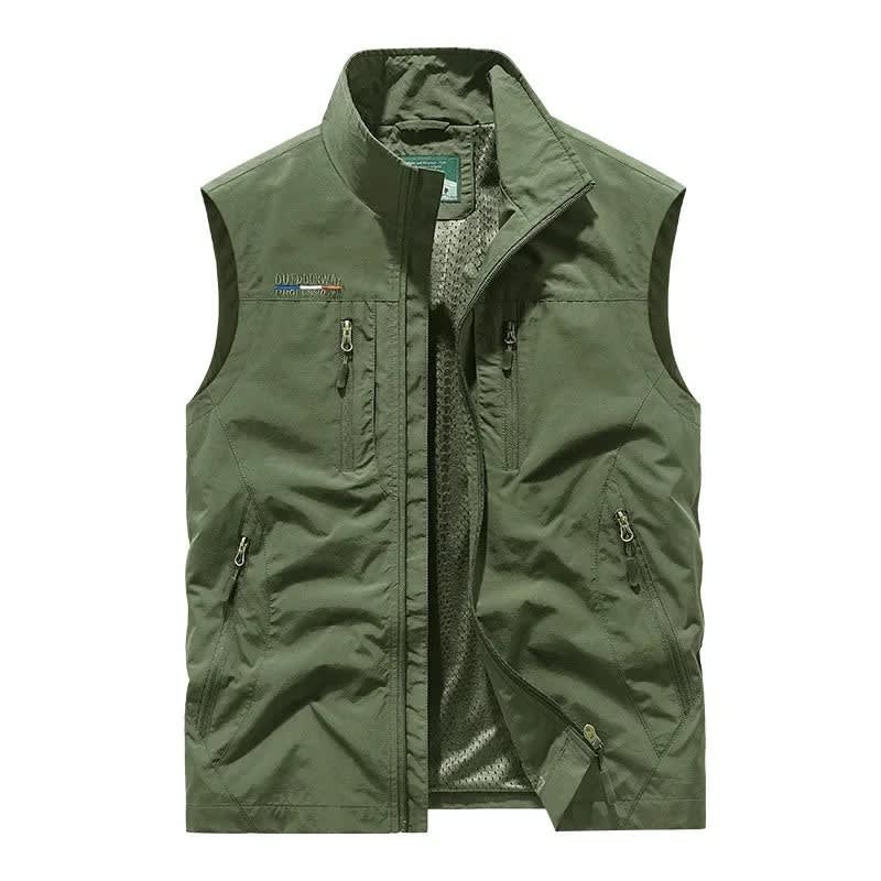 Men's Lightweight Multi Pocket Gilet | Fergus_5