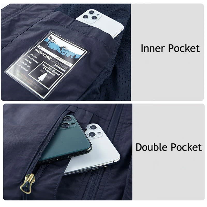 Men's Lightweight Multi Pocket Gilet | Fergus_9