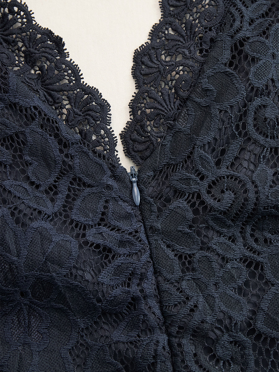 Women's Lace Midi Dress | Rosalie
