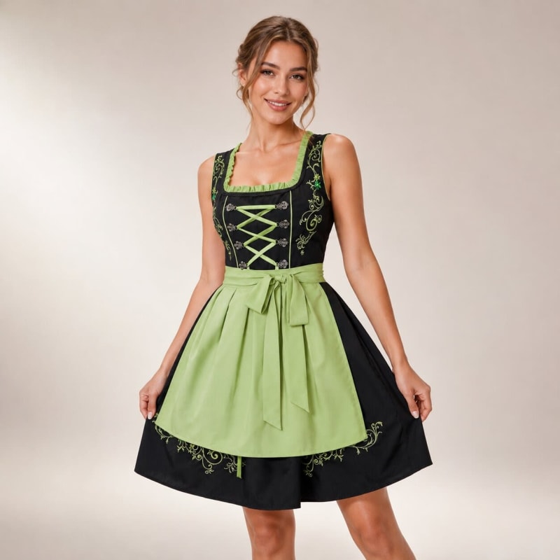 Women's Lace-Up Oktoberfest Dirndl Dress | Grizel_1