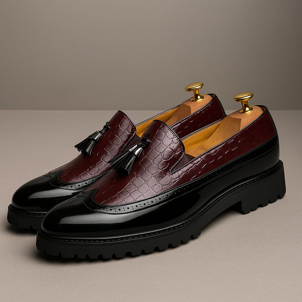 Men's Leather Tassel Loafers | Alistair_4