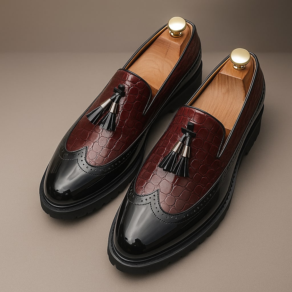 Men's Leather Tassel Loafers | Alistair_5