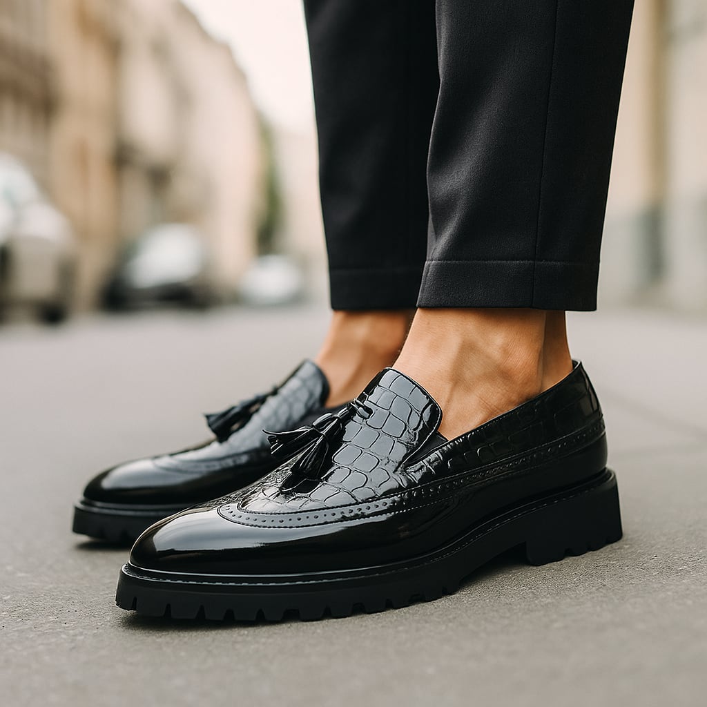Men's Leather Tassel Loafers | Alistair_6