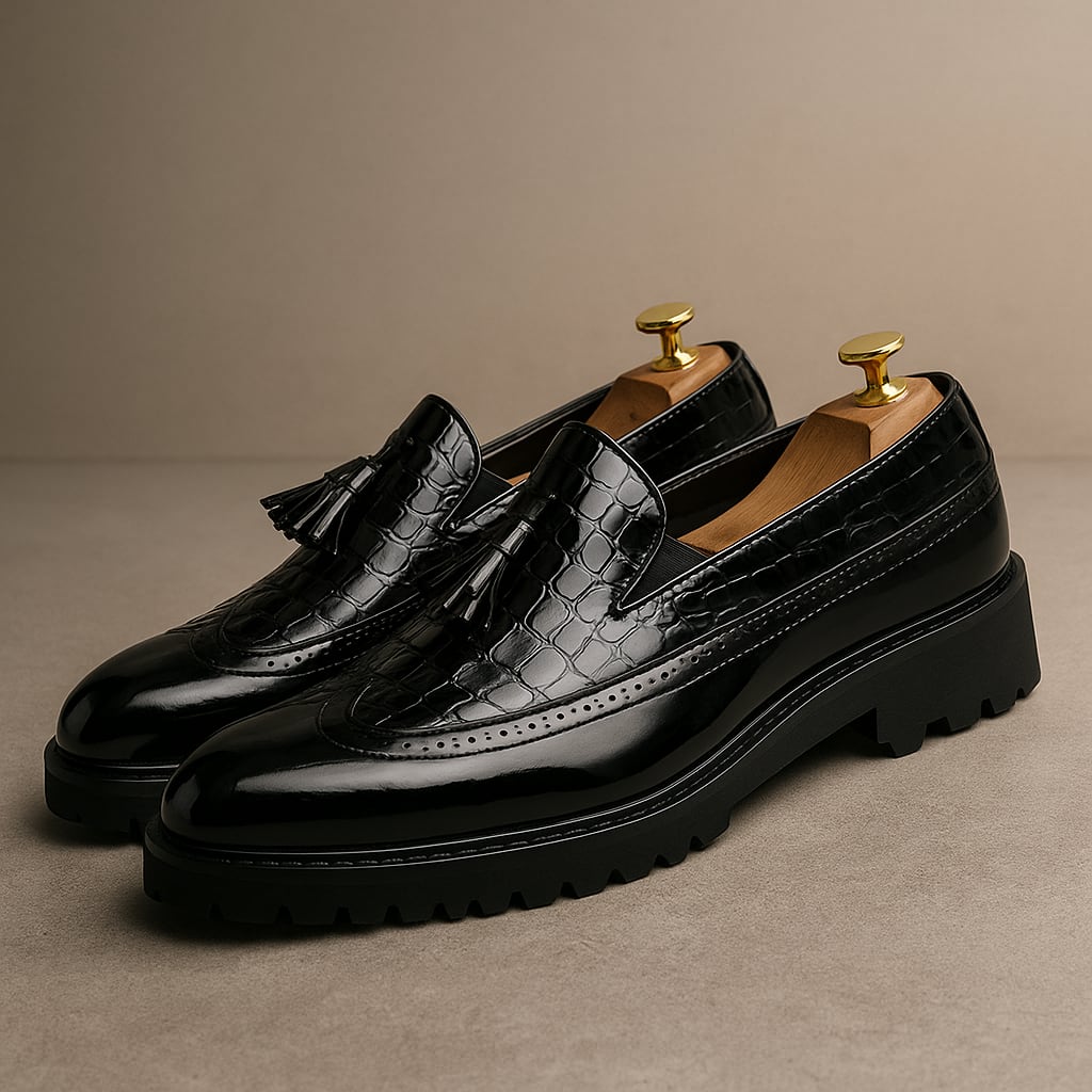 Men's Leather Tassel Loafers | Alistair_7
