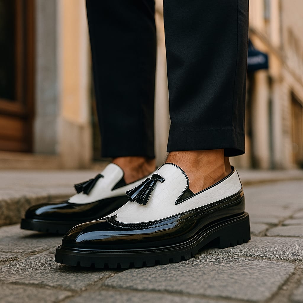 Men's Leather Tassel Loafers | Alistair_8