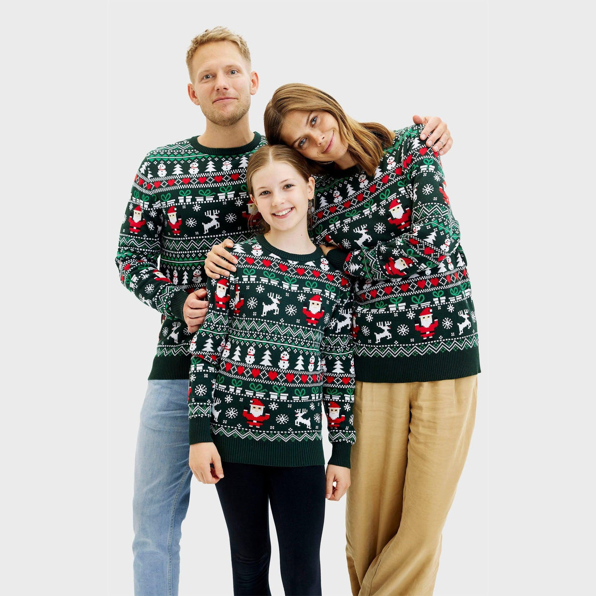 Women's Fair Isle Cotton Christmas Jumper | Willa_6