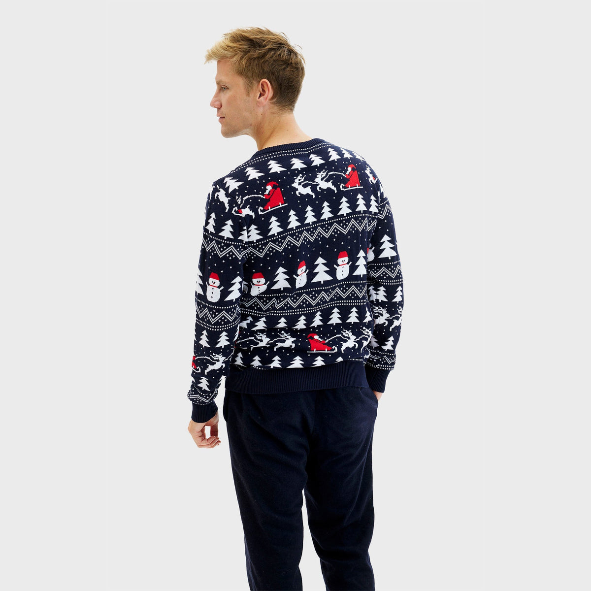 Men's Organic Cotton Christmas Jumper | Michael_6