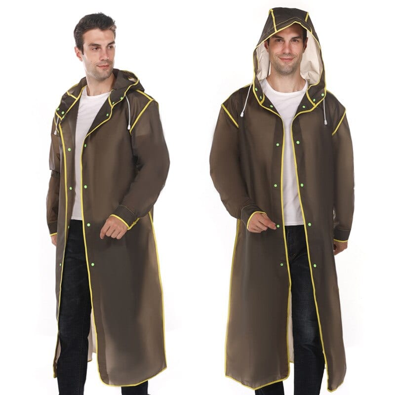 Men's Long Hooded Raincoat | Albert_4