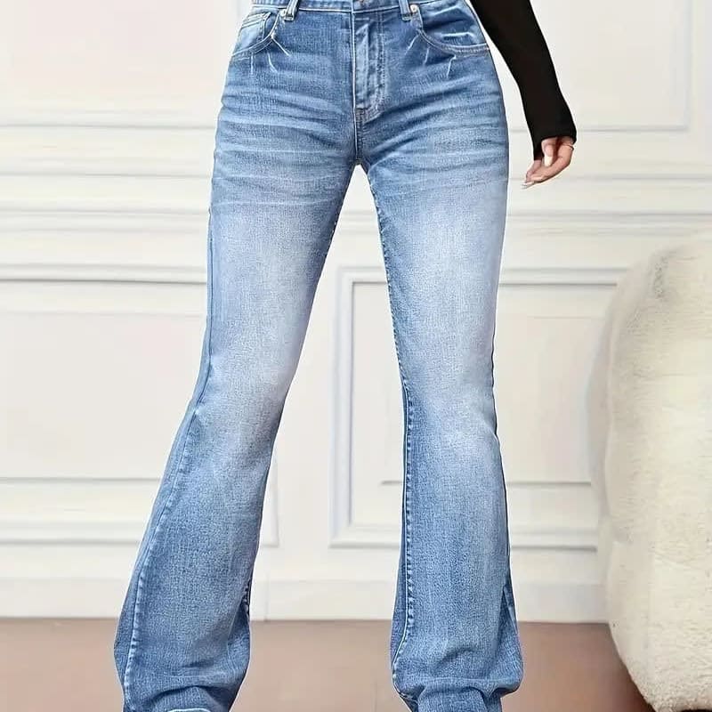 Women's Stretch Flared Jeans | Caroline_1