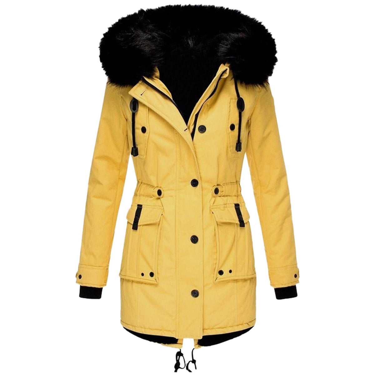 Women's Faux Fur Hooded Winter Coat | Sonia_6