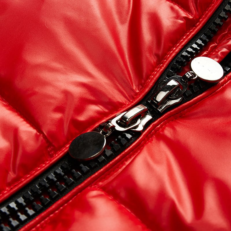 Men's Glossy Hooded Puffer Jacket | Arnold_5