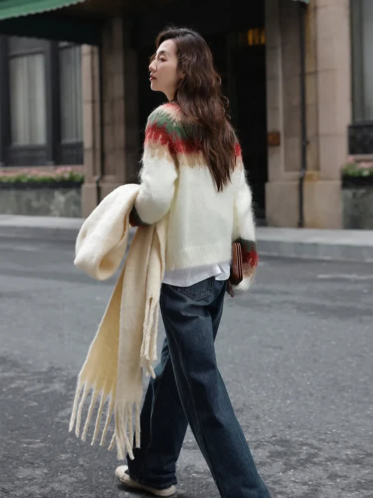 Women's Ugly Christmas Chunky Knit Jumper | Clara_5
