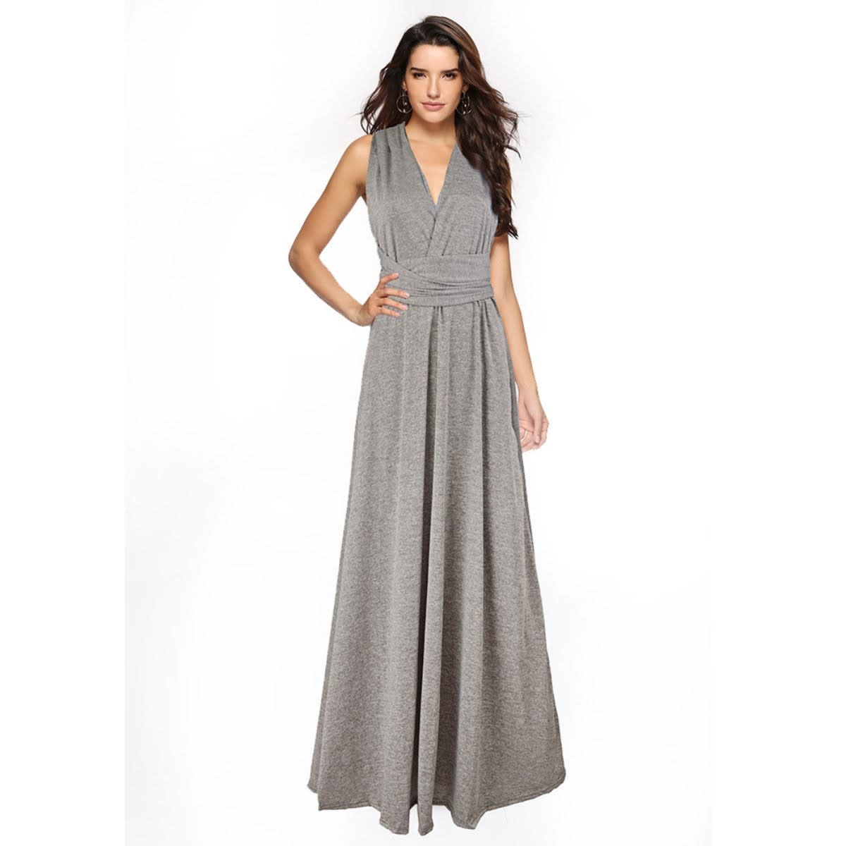 Women's Backless Multiway Bandage Party Maxi Dress | Polly_10