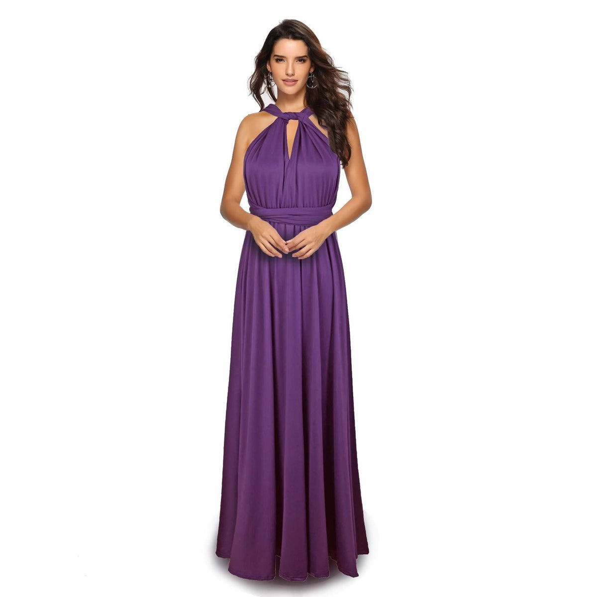 Women's Backless Multiway Bandage Party Maxi Dress | Polly_34
