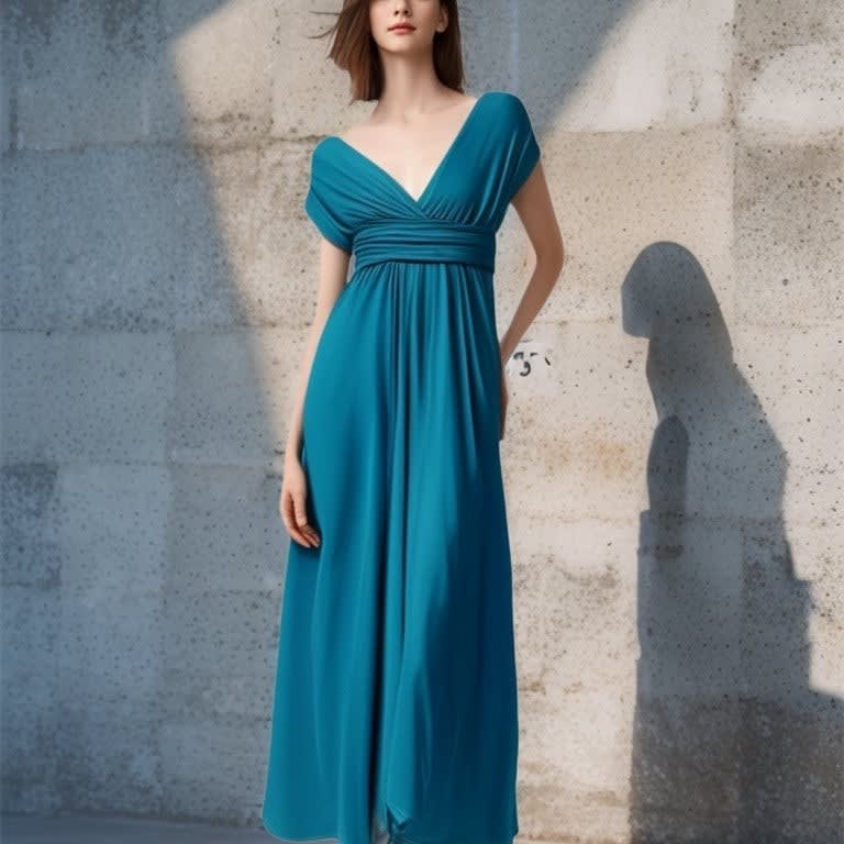 Women's Backless Multiway Bandage Party Maxi Dress | Polly_38