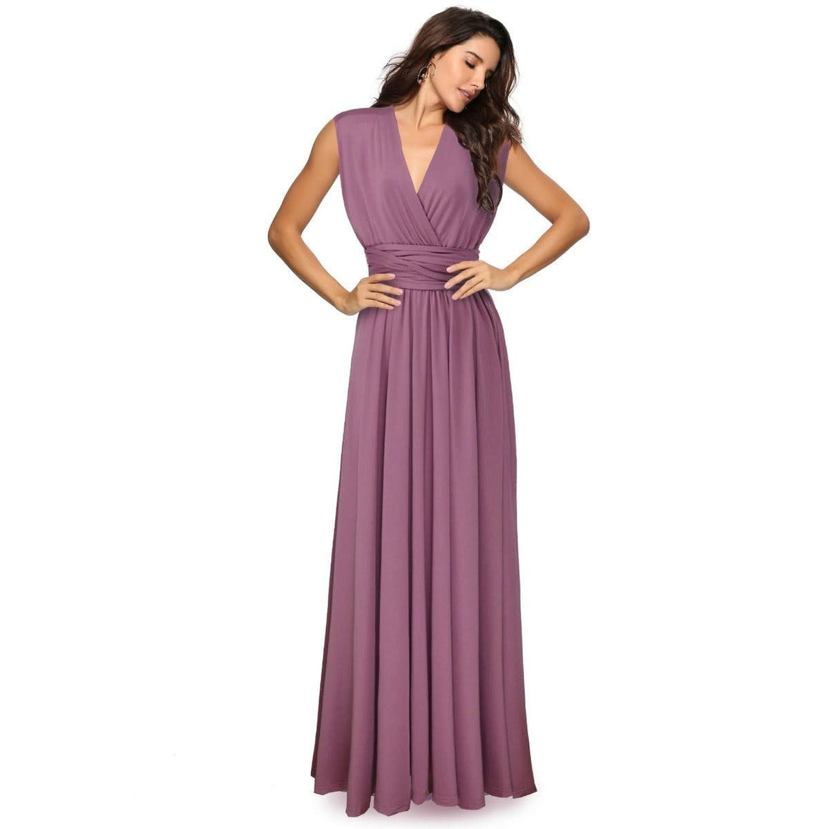 Women's Backless Multiway Bandage Party Maxi Dress | Polly_7