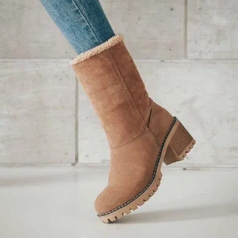 Women's Faux Fur Cuff Ankle Boots | Darcey_7