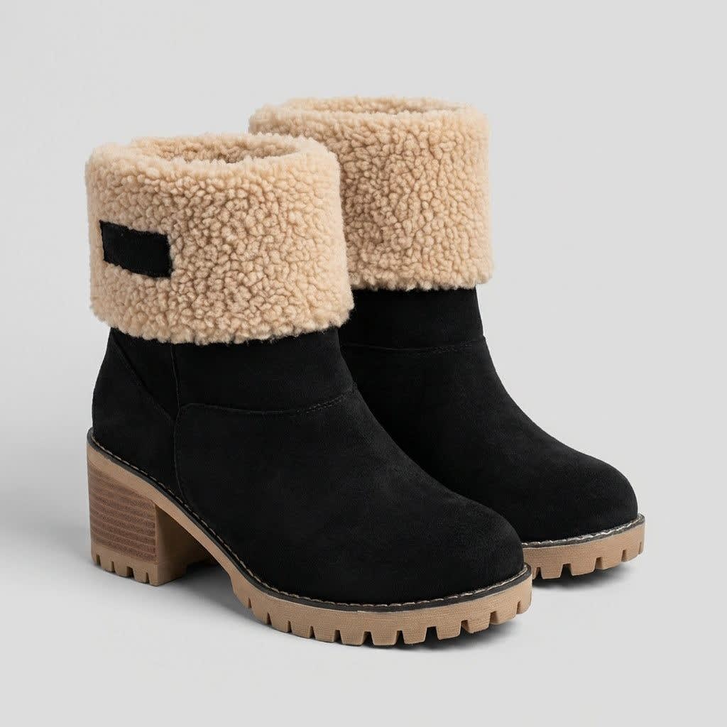 Women's Fleece Lined Suede Ankle Boots | Catriona_2