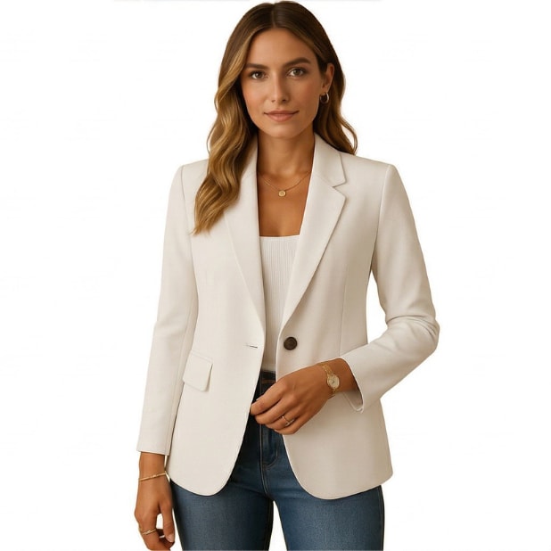 Women's Slim Fit Stretch Blazer | Adele_5