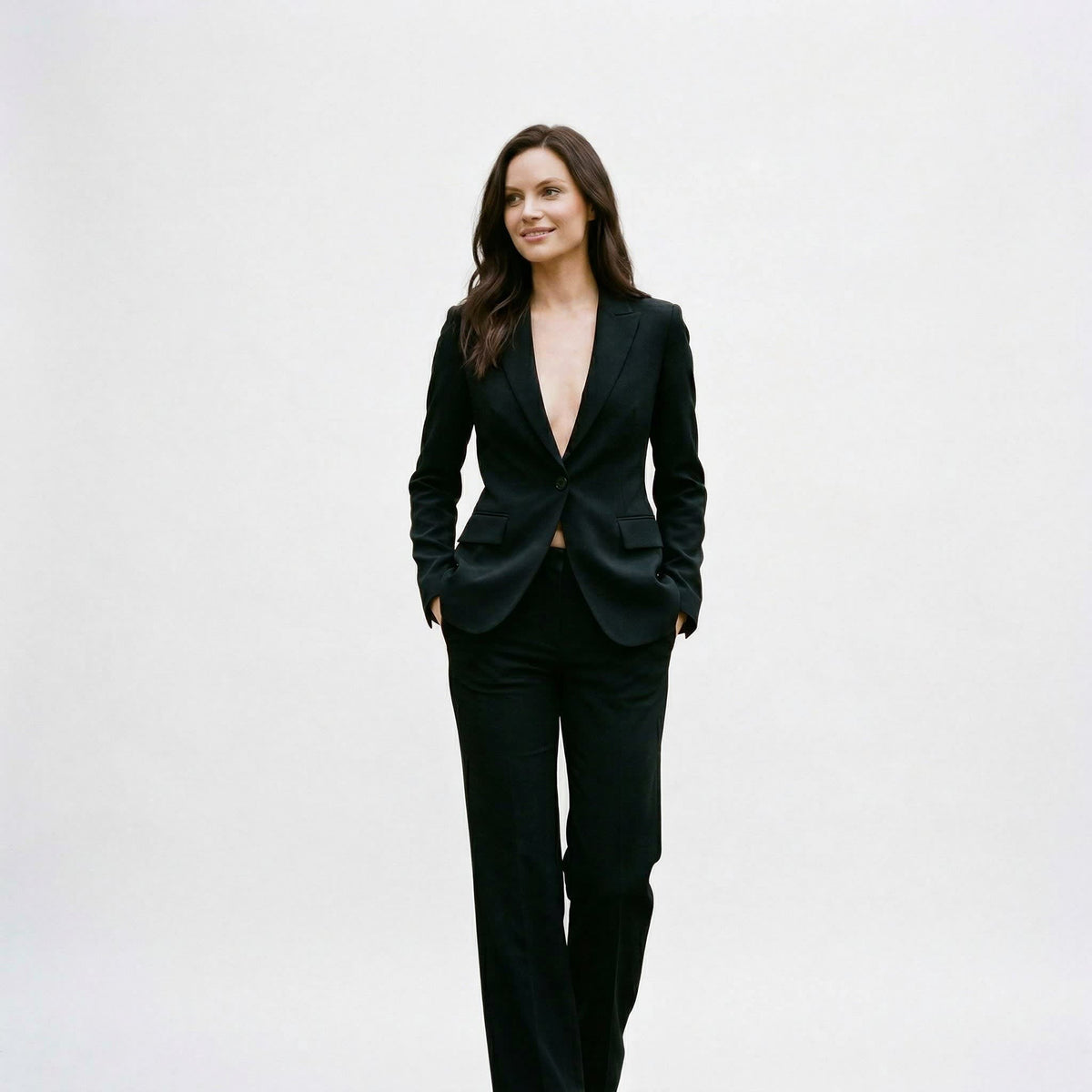 Women's Wide Leg Tailored Trouser Suit | Winnifred_3