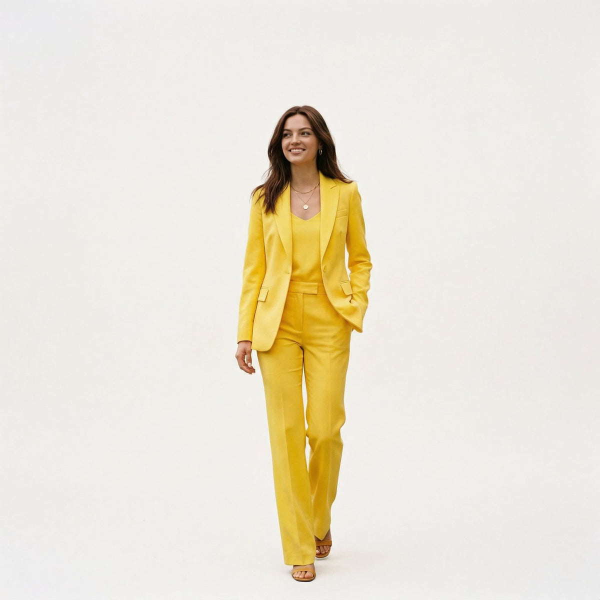 Women's Wide Leg Tailored Trouser Suit | Winnifred_6