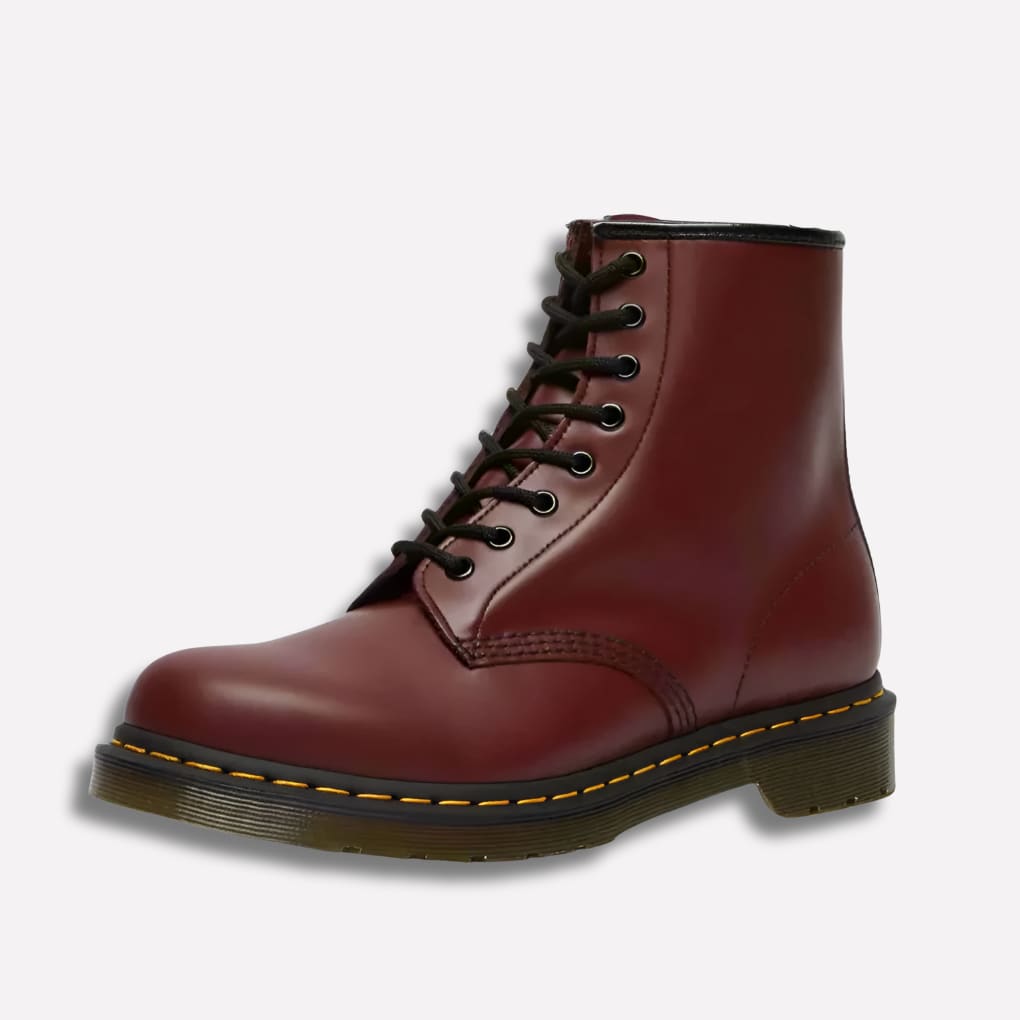 Women's Faux Leather Lace Up Ankle Boots | Vicky_5