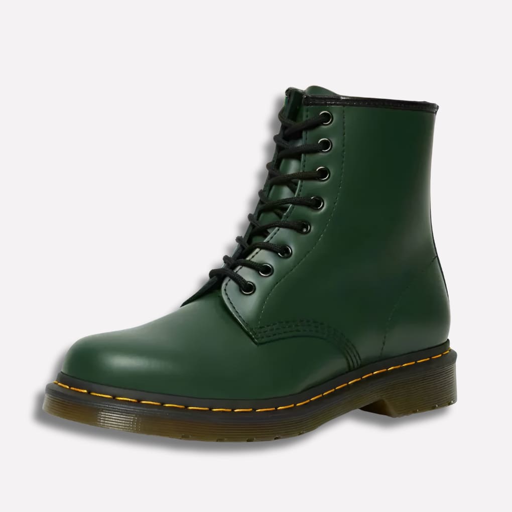 Women's Faux Leather Lace Up Ankle Boots | Vicky_6