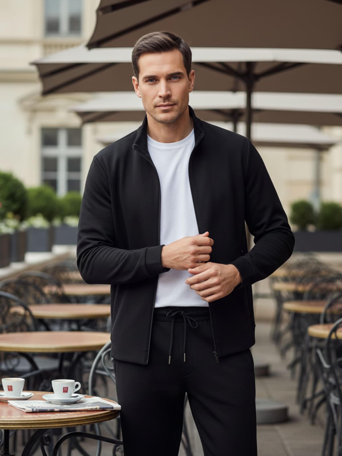 Men's Zip Up Jacket and Trouser Set | Egbert_6