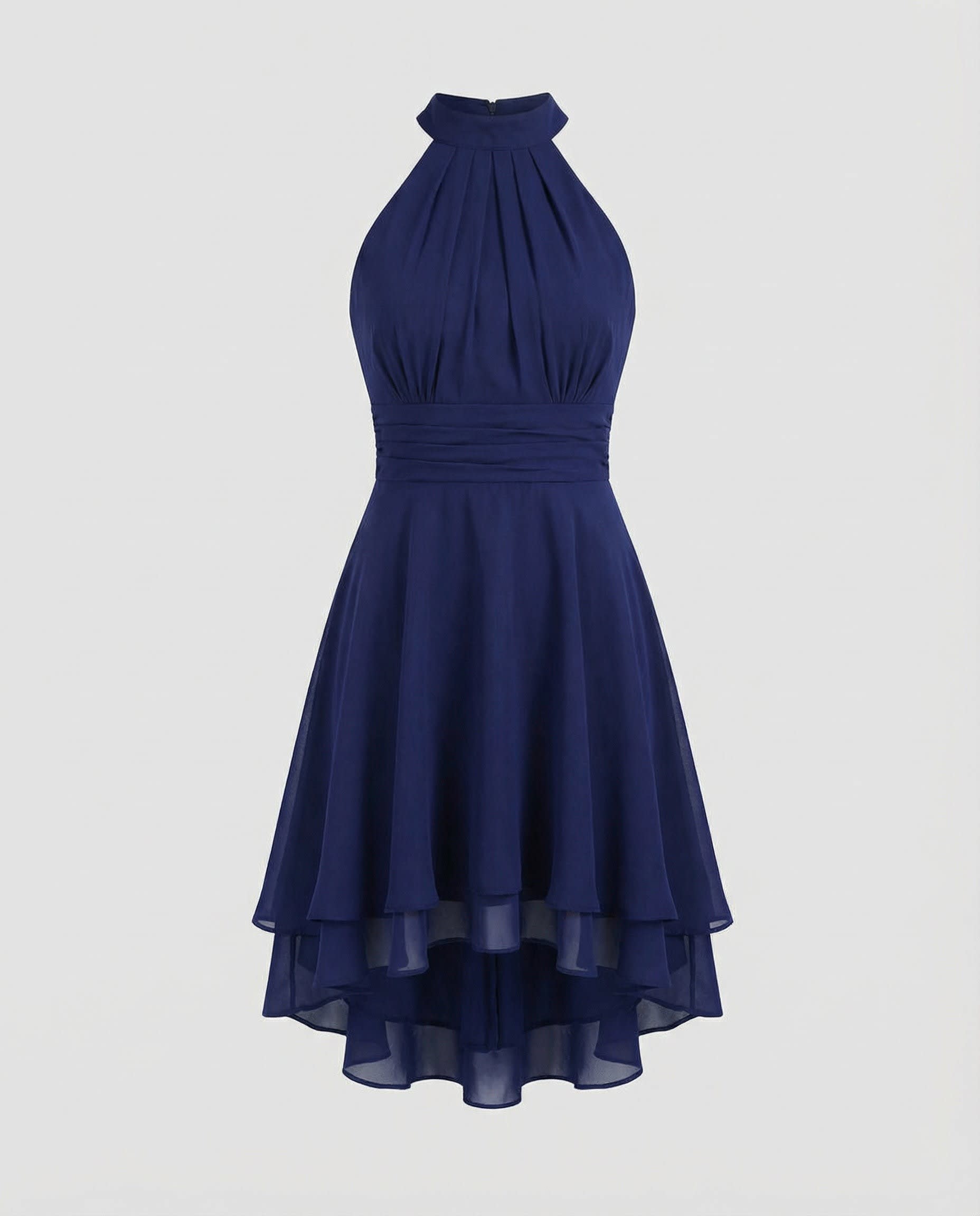 Women's Sleeveless Ruffle Hem Dress | Morgan Marshall_8