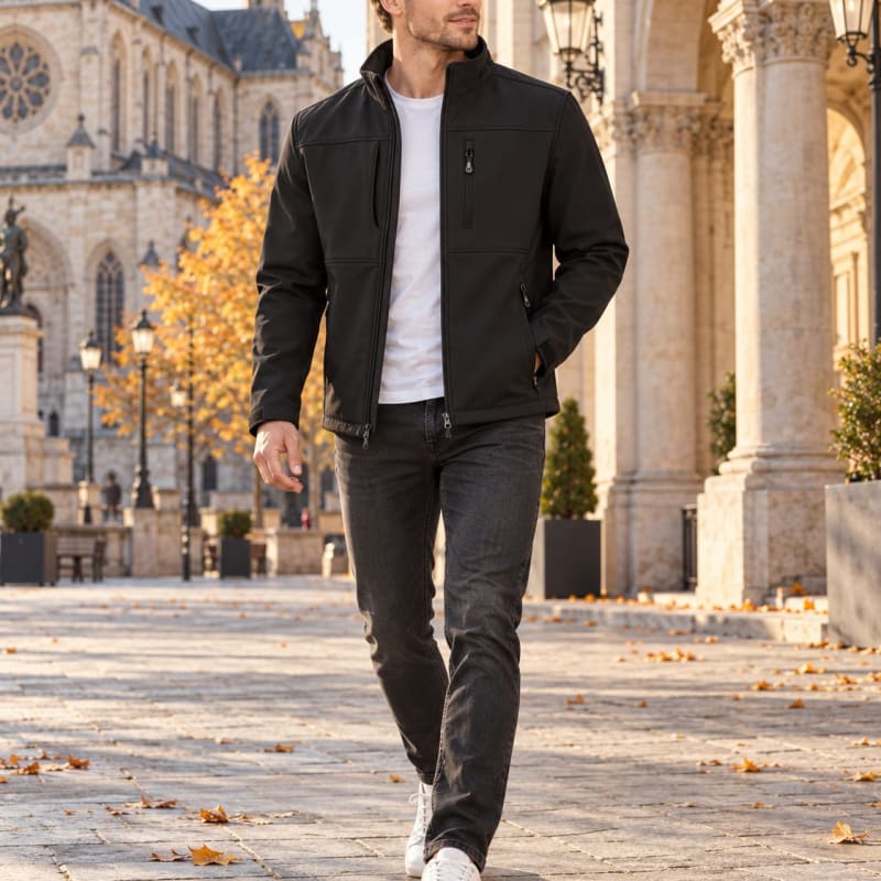 Men's Waterproof Stretch Softshell Jacket | Liam_1