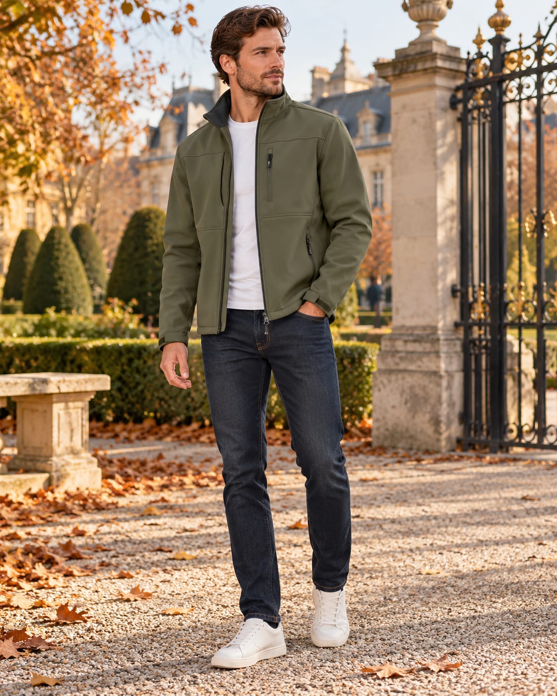 Men's Waterproof Stretch Softshell Jacket | Liam_2