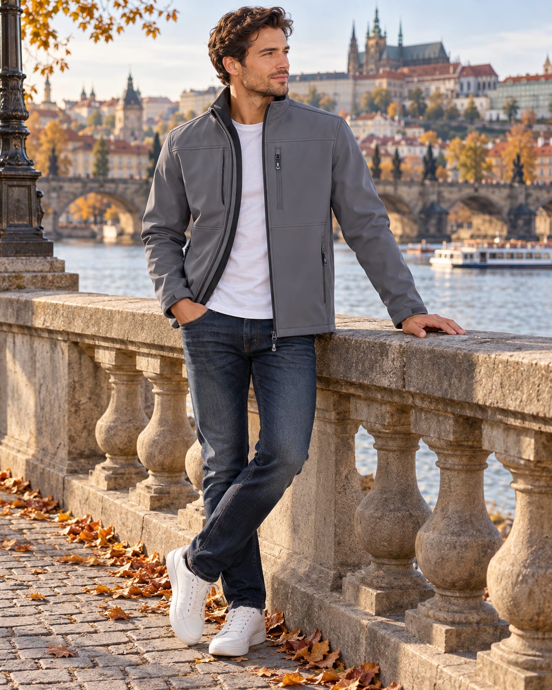 Men's Waterproof Stretch Softshell Jacket | Liam_4