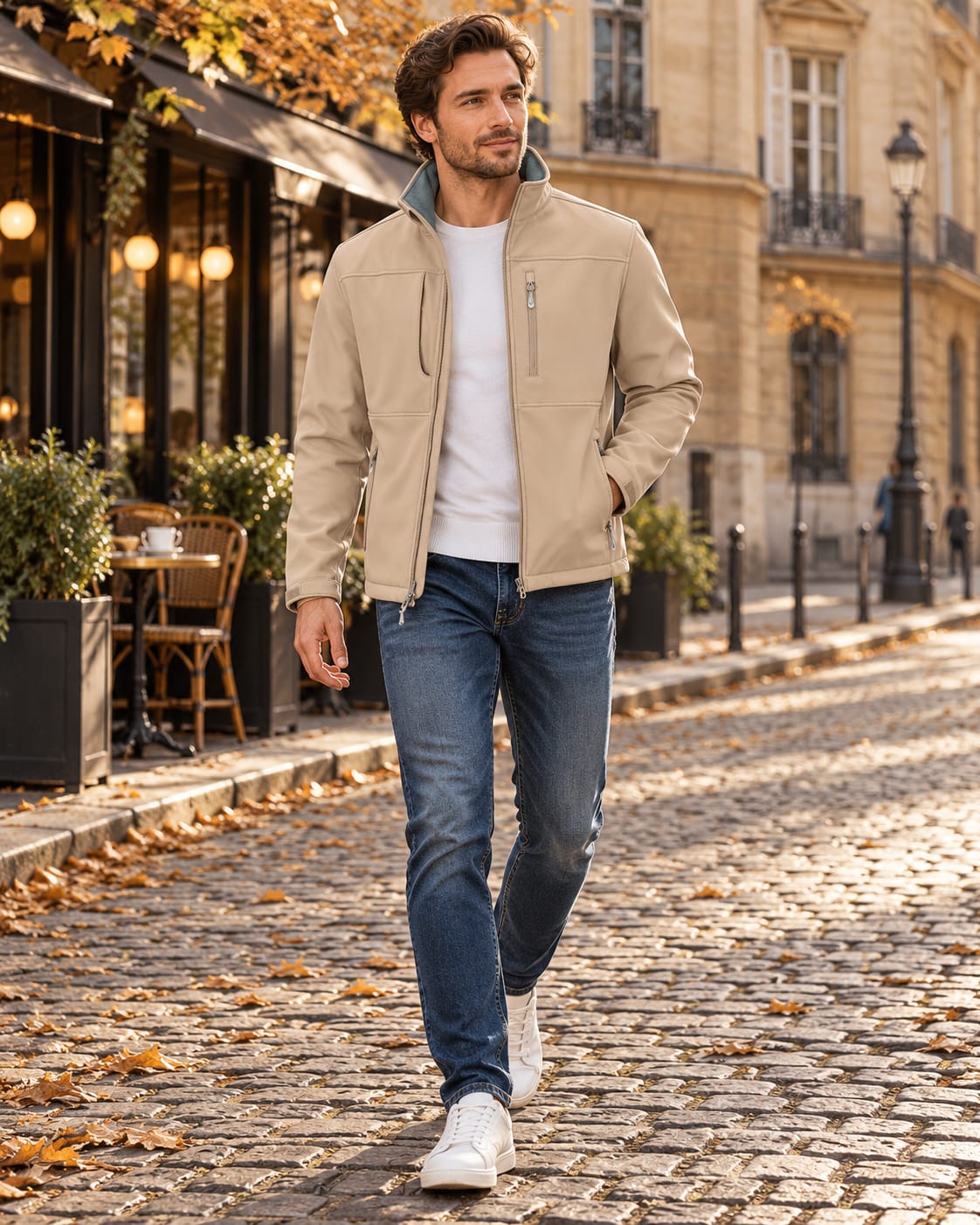 Men's Waterproof Stretch Softshell Jacket | Liam_5