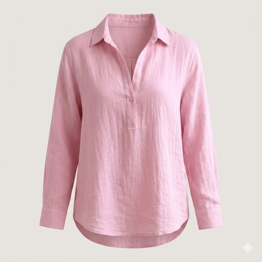 Women's Linen Relaxed Fit Shirt | Ernestine_2