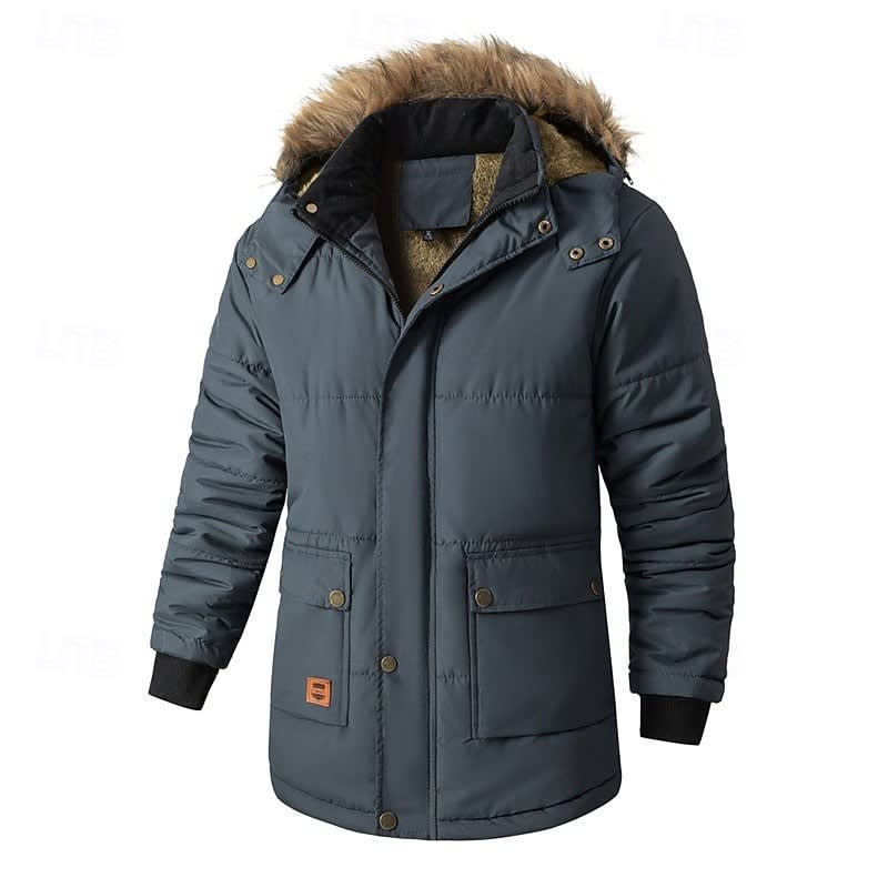 Men's Padded Hooded Winter Parka | Conall_3