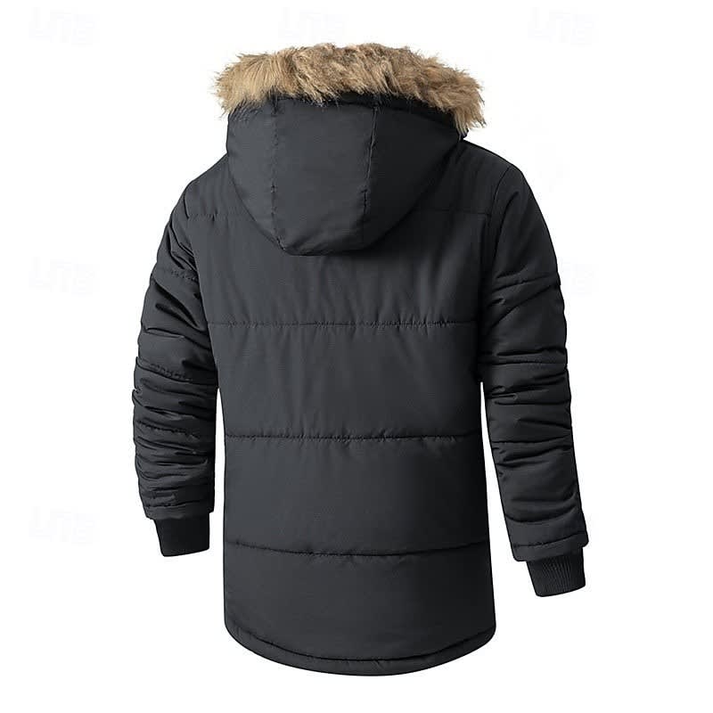 Men's Padded Hooded Winter Parka | Conall_5