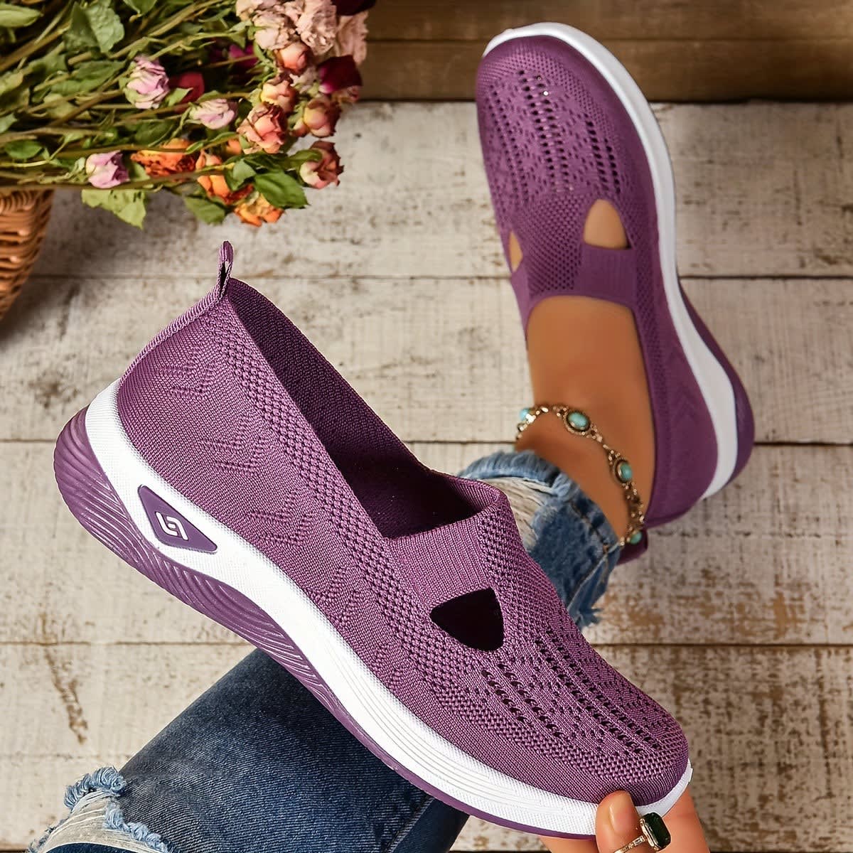 Women's Orthopaedic Slip-On Trainers | Verona_16