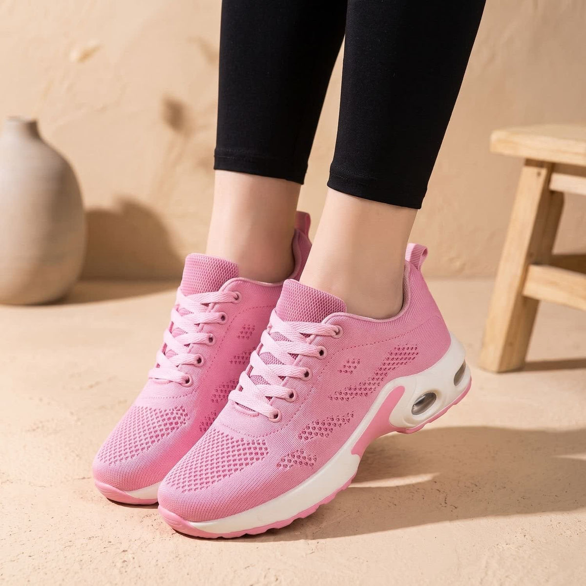 Women's Mesh Air Platform Orthopedic Trainers | Charmaine_2