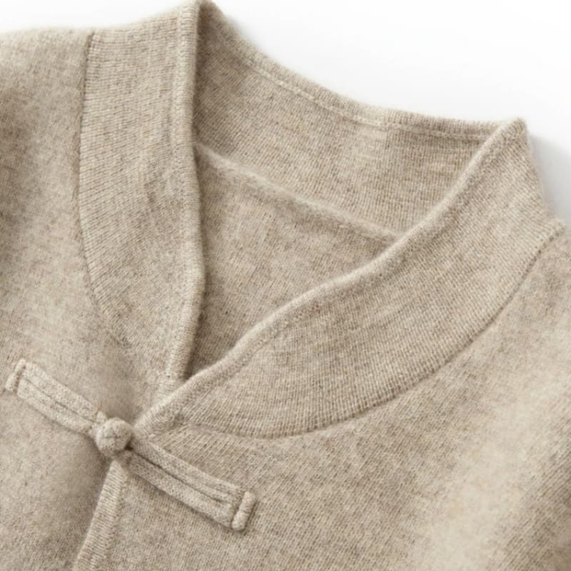Men's Merino Wool Button Front Cardigan | Neil_11