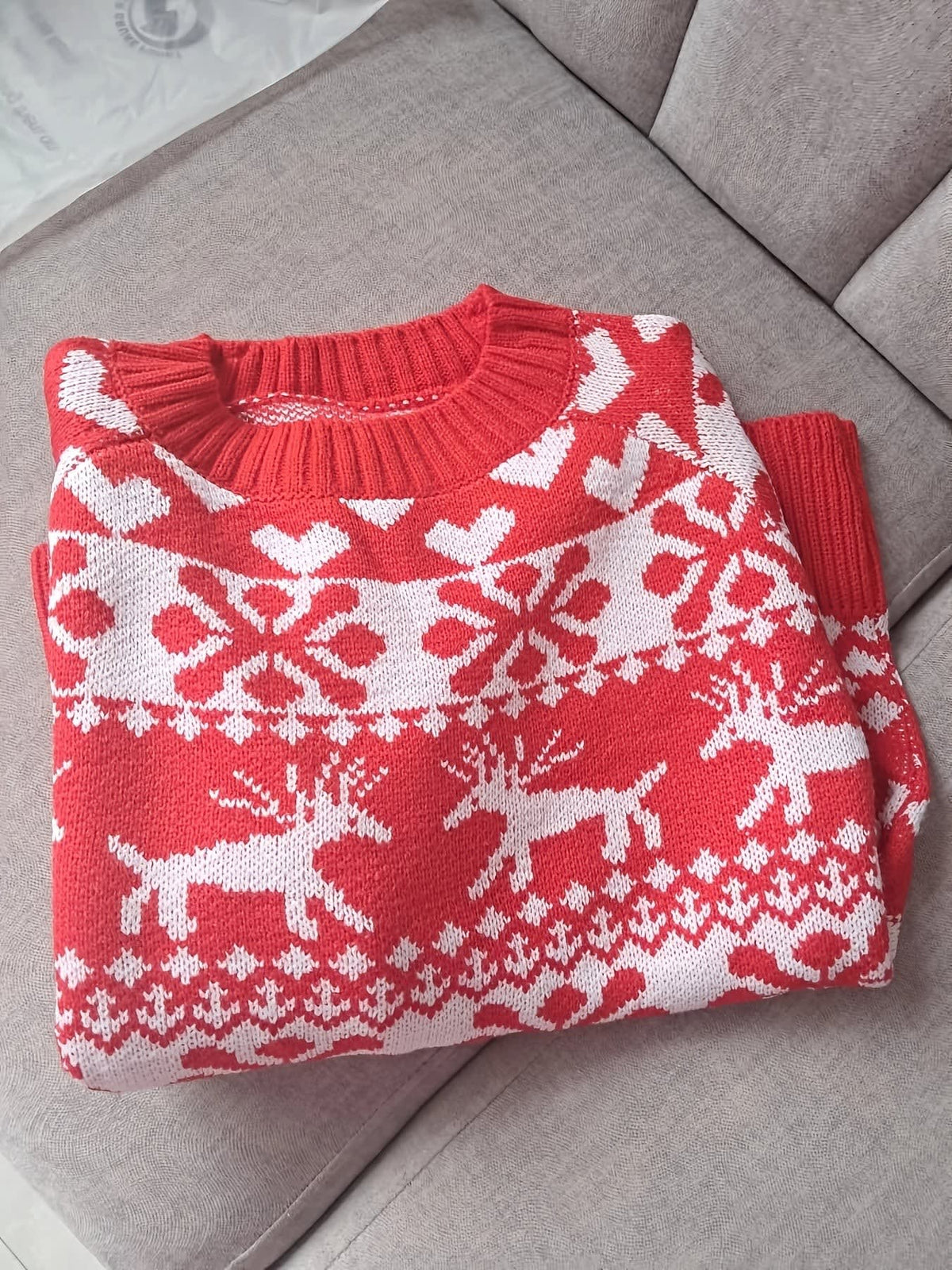 Women's Reindeer Fair Isle Christmas Jumper | Cecily_6