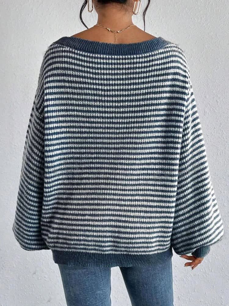 Women's Oversized Striped Jumper | Tess_6