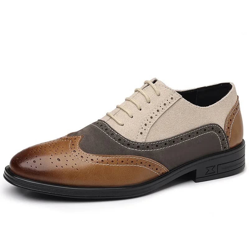 Men's Leather Brogue Oxford Shoes | Gwyn_5